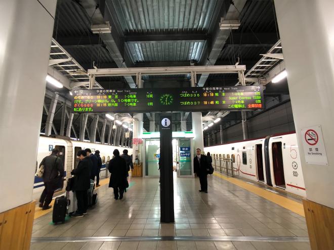 九州新幹線月台
