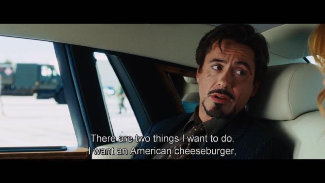 Tony Stark：我想吃起司漢堡